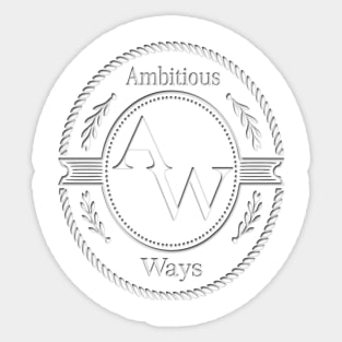 Ambitious Lifestyle Sticker